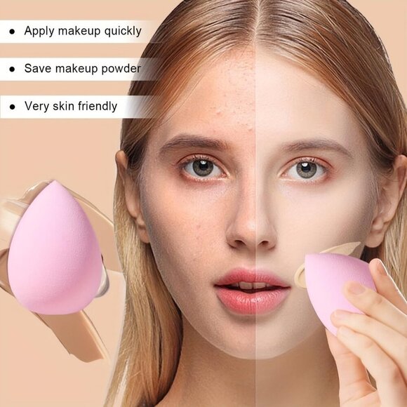 🆕Women Pink Makeup Brushes Set Professional Kit Multi-functional Tool Set - Picture 8 of 9